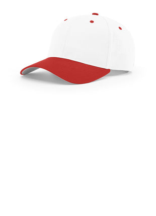 Richardson Pro Twill Snapback 212 - White/ White/ Red | Richardson