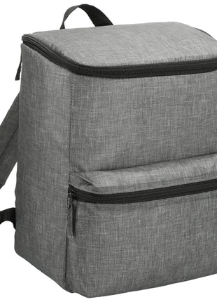 Excursion Recycled 20 Can Backpack Cooler - Charcoal | PromoEO