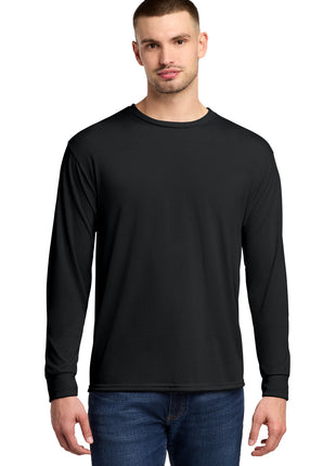 Jerzees® Dri-Power® 100% Polyester Long Sleeve T-Shirt 21LS - Black | Jerzees