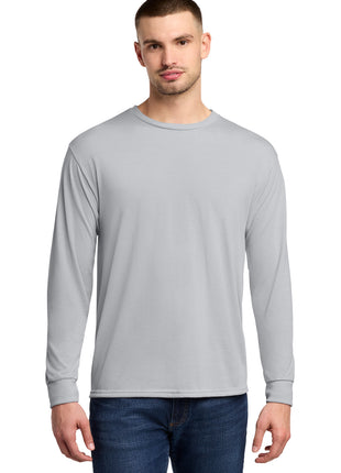 Jerzees® Dri-Power® 100% Polyester Long Sleeve T-Shirt 21LS - Silver | Jerzees