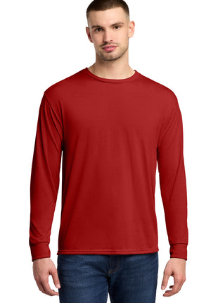 Jerzees® Dri-Power® 100% Polyester Long Sleeve T-Shirt 21LS - True Red | Jerzees
