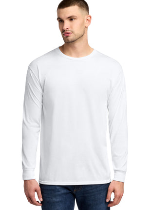 Jerzees® Dri-Power® 100% Polyester Long Sleeve T-Shirt 21LS - White | Jerzees