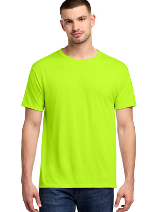 Jerzees® Dri-Power® 100% Polyester T-Shirt. 21M - Safety Green | Jerzees