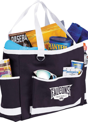 Game Day Carry-All Tote - Navy | PromoEO