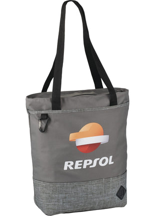 Hayden Zippered Convention Tote - Graphite | PromoEO