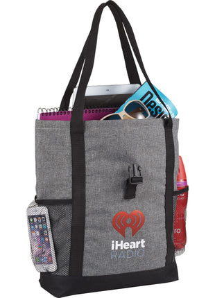 Buckle 11" Tablet Tote - Graphite | PromoEO