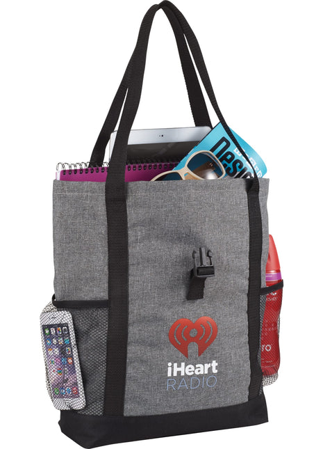 Buckle 11" Tablet Tote - Graphite | PromoEO