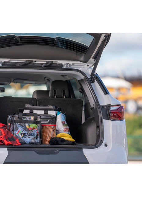 Game Day Clear Zippered Safety Tote - Black | PromoEO