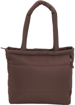 Puffer Recycled 15" Laptop Tote - Chocolate | PromoEO