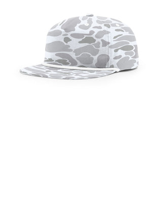 Richardson Printed Umpqua Gramps Cap 256P - Blizzard Duck Camo/ White | Richardson