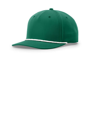Richardson 5-Panel Classic Rope Cap 258 - Kelly/ White | Richardson