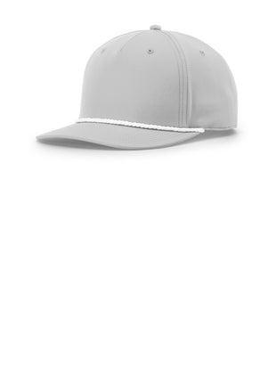 Richardson 5-Panel Classic Rope Cap 258 - Light Grey/ White | Richardson
