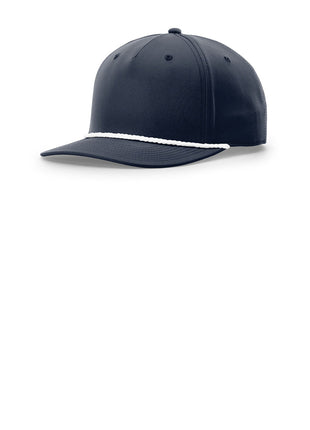 Richardson 5-Panel Classic Rope Cap 258 - Navy/ White | Richardson