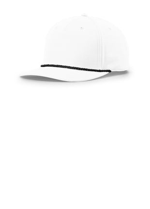 Richardson 5-Panel Classic Rope Cap 258 - White/ Black | Richardson