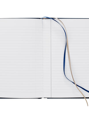 FSC® Mix 5" x 7" Pedova™ Bound Journal - Navy | PromoEO
