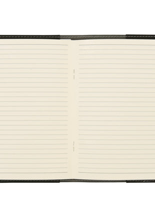 FSC® Mix 5.25" x 7.5" Revello Refillable Journal - Black | PromoEO