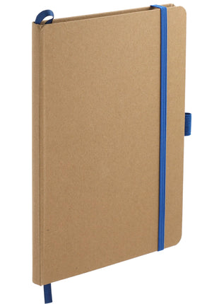FSC® Mix 5.5" x 8.5" Eco Color Bound Journal - Blue | PromoEO