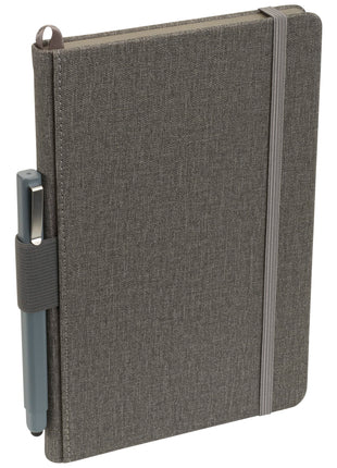 FSC® Mix 5.5" x 8.5" Heathered Hard Bound Journal