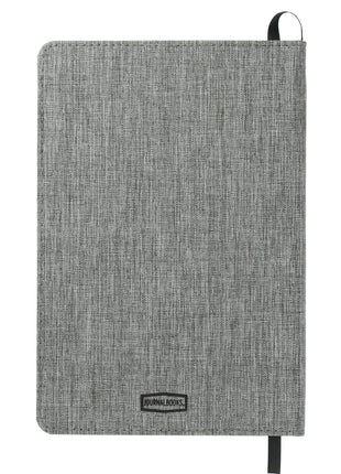 FSC® Mix 5.5" x 8.5" Reclaim Recycled Journal - Gray | PromoEO