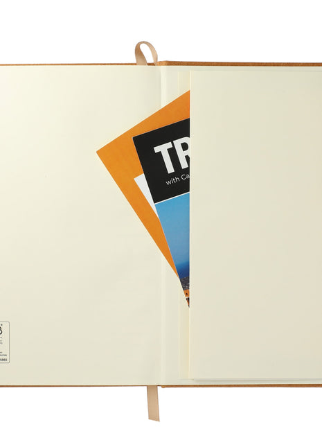 FSC® Mix 5.5" x 8.5" Recycled Leather Bound Journa