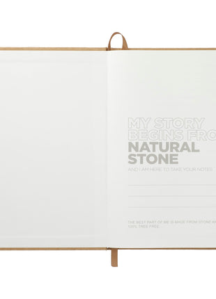 5.5" x 8.5" Washable Kraft Stone Bound Journal