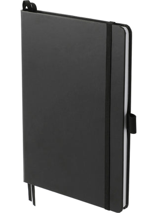 FSC® Mix 5.5" x 8.5" Bound Journal - Black | PromoEO