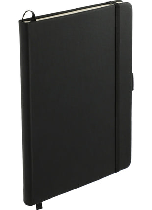 5.5" x 8.5" Cactus Leather Bound Journal - Black | PromoEO