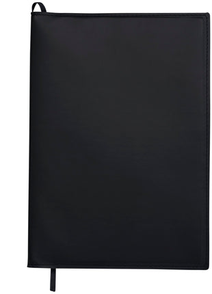7â x 10â Mela Apple Leather Refillable Journal - Black | PromoEO