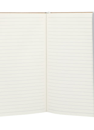 5.5" x 8.5" Kaya Bamboo Trim Journal - Gray | PromoEO