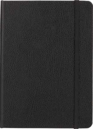 5â x 7â FSC® Recycled Pebble Hard Bound Journal - Black | PromoEO