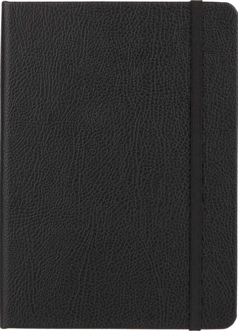 5â x 7â FSC® Recycled Pebble Hard Bound Journal - Black | PromoEO