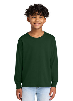 Jerzees® Youth Dri-Power® 50/50 Cotton/Poly Long Sleeve 29BL - Forest Green | Jerzees