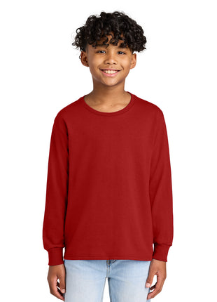 Jerzees® Youth Dri-Power® 50/50 Cotton/Poly Long Sleeve 29BL - True Red | Jerzees