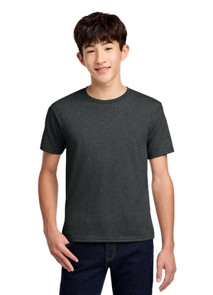 Jerzees® - Youth Dri-Power® 50/50 Cotton/Poly T-Shirt.  29B - Black Heather | Jerzees