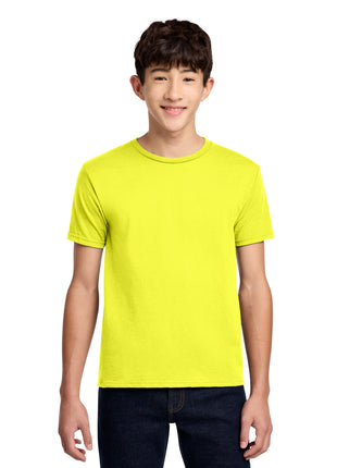 Jerzees® - Youth Dri-Power® 50/50 Cotton/Poly T-Shirt.  29B - Neon Yellow | Jerzees