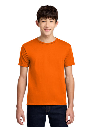 Jerzees® - Youth Dri-Power® 50/50 Cotton/Poly T-Shirt.  29B - Safety Orange | Jerzees