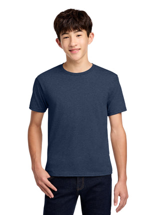Jerzees® - Youth Dri-Power® 50/50 Cotton/Poly T-Shirt.  29B - Vintage Heather Navy | Jerzees