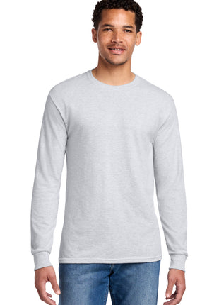 Jerzees® - Dri-Power® 50/50 Cotton/Poly Long Sleeve T-Shirt.  29LS - Ash | Jerzees
