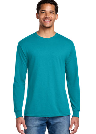 Jerzees® - Dri-Power® 50/50 Cotton/Poly Long Sleeve T-Shirt.  29LS - California Blue | Jerzees
