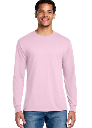 Jerzees® - Dri-Power® 50/50 Cotton/Poly Long Sleeve T-Shirt.  29LS - Classic Pink | Jerzees