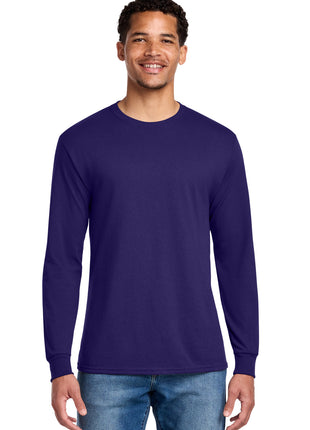 Jerzees® - Dri-Power® 50/50 Cotton/Poly Long Sleeve T-Shirt.  29LS - Deep Purple | Jerzees