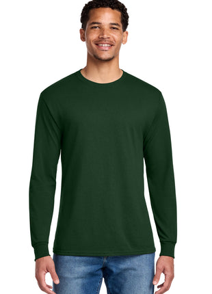 Jerzees® - Dri-Power® 50/50 Cotton/Poly Long Sleeve T-Shirt.  29LS - Forest Green | Jerzees