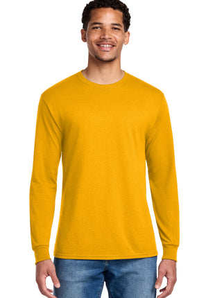 Jerzees® - Dri-Power® 50/50 Cotton/Poly Long Sleeve T-Shirt.  29LS - Gold | Jerzees
