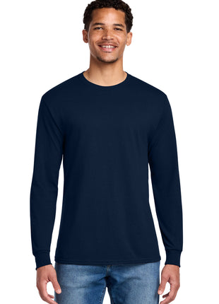 Jerzees® - Dri-Power® 50/50 Cotton/Poly Long Sleeve T-Shirt.  29LS - J. Navy | Jerzees