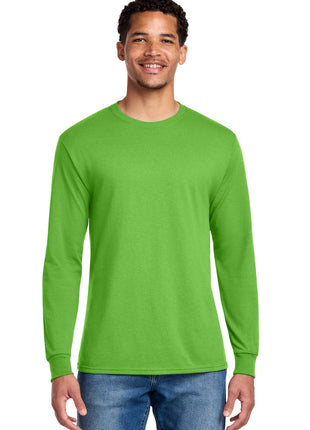 Jerzees® - Dri-Power® 50/50 Cotton/Poly Long Sleeve T-Shirt.  29LS - Kiwi | Jerzees