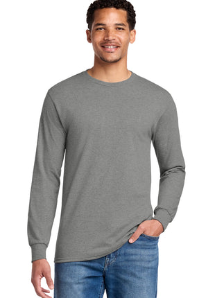 Jerzees® - Dri-Power® 50/50 Cotton/Poly Long Sleeve T-Shirt.  29LS - Oxford | Jerzees
