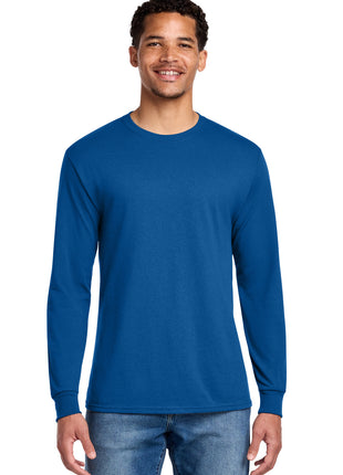 Jerzees® - Dri-Power® 50/50 Cotton/Poly Long Sleeve T-Shirt.  29LS - Royal | Jerzees