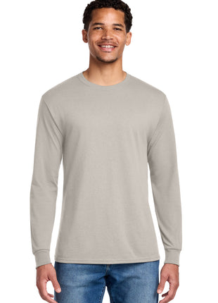 Jerzees® - Dri-Power® 50/50 Cotton/Poly Long Sleeve T-Shirt.  29LS - Sandstone | Jerzees