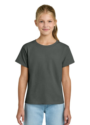 Gildan® Youth Light Cotton Tee 3000B - Charcoal | Gildan