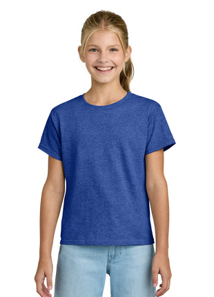 Gildan® Youth Light Cotton Tee 3000B - Heather Royal | Gildan